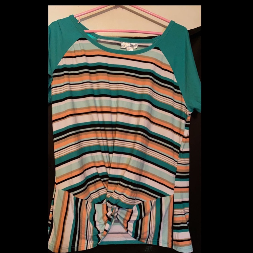 Women’s “Just be” striped shirt